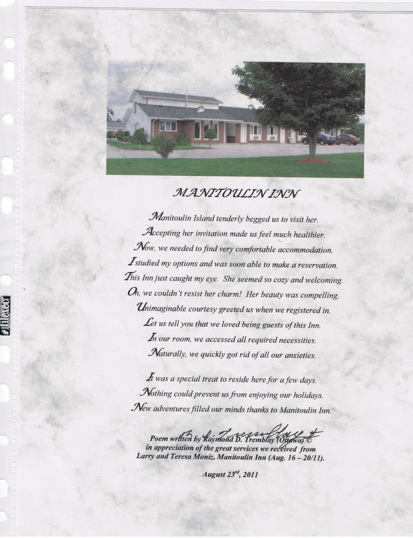 Manitoulin Inn Mindemoya Kültér fotó